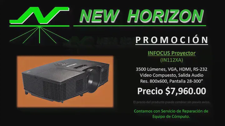 PromoNH320 INFOCUS Proyector IN112XA