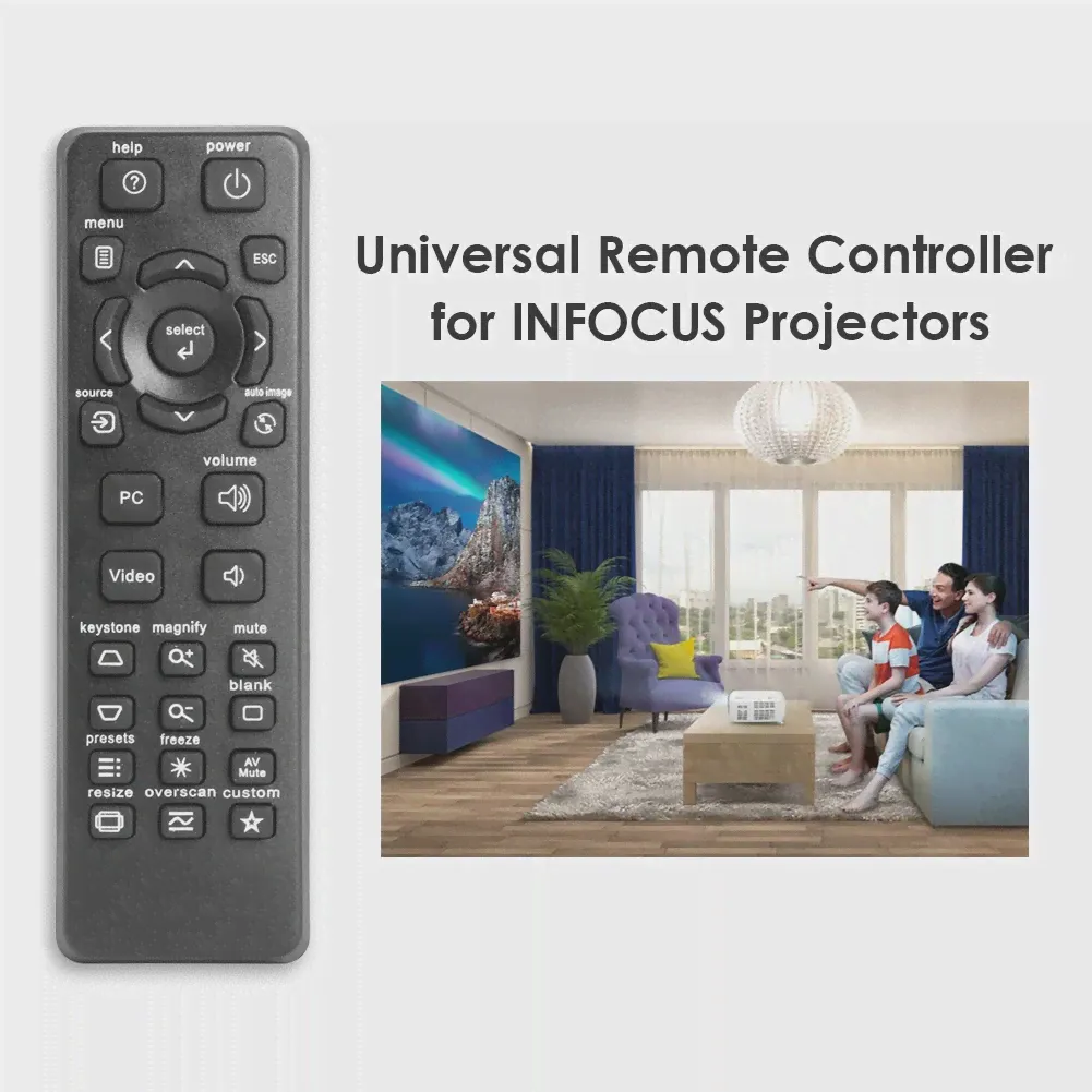 🛍 Пульт дистанционного управления для проектора InFocus IN112 IN114 IN124 IN3136, Сменные аксессуары для SP8682 IN3124 IN8615 IN2192 IN114ST-0