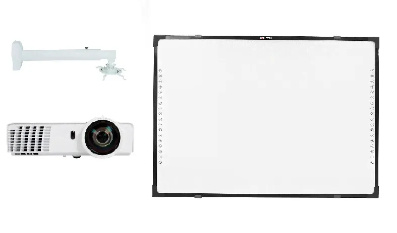 Интерактивный комплект IQBoard DVT TN082 + проектор Infocus INV30 + крепление для проектора Wize WTH87150
