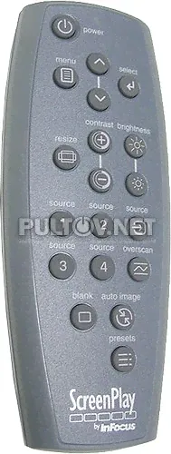 InFocus A1100 пульт для проекторов Infocus